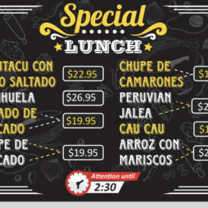 Special Lunch